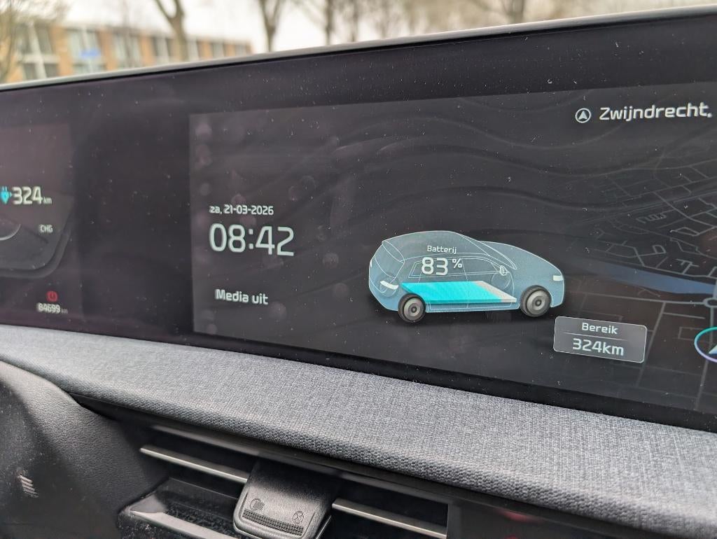 Kia EV6 Air 58kWh | Trekhaak | Dealer ond. | ACC | Garantie, Automaat, Leder en Stof, Elektrisch, 58 kWh