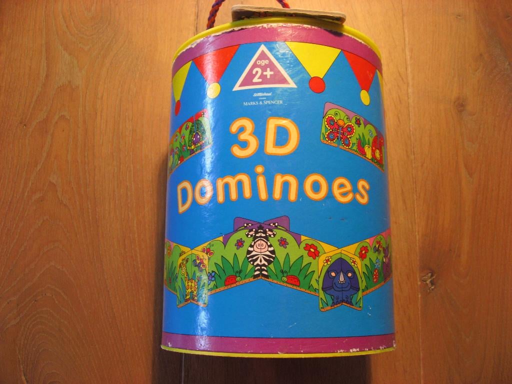 leuke zgan 3D Domino vloer puzzel in bewaarbus, va 2 jaar, Verzenden, 10 tot 50 stukjes, Zo goed als nieuw, 2 tot 4 jaar