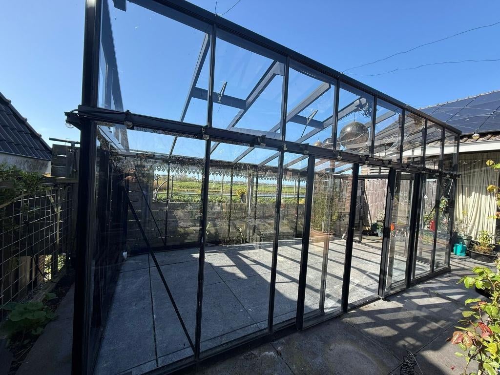 LUXE Tuinkamer Serre Kas Modern 6x3 meter als nieuw, Ophalen, Zo goed als nieuw, Serre