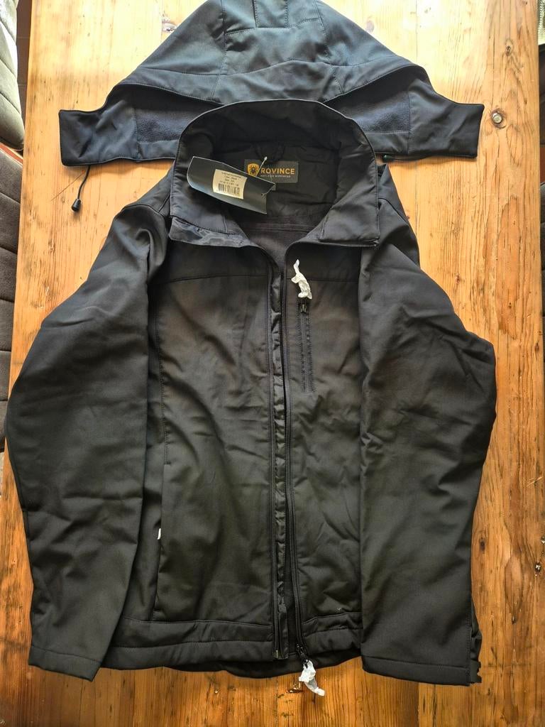 Rovince softshell jas XXL(nieuw), Kleding | Heren, Jassen | Zomer, Ophalen, Rovince, Zwart, Nieuw