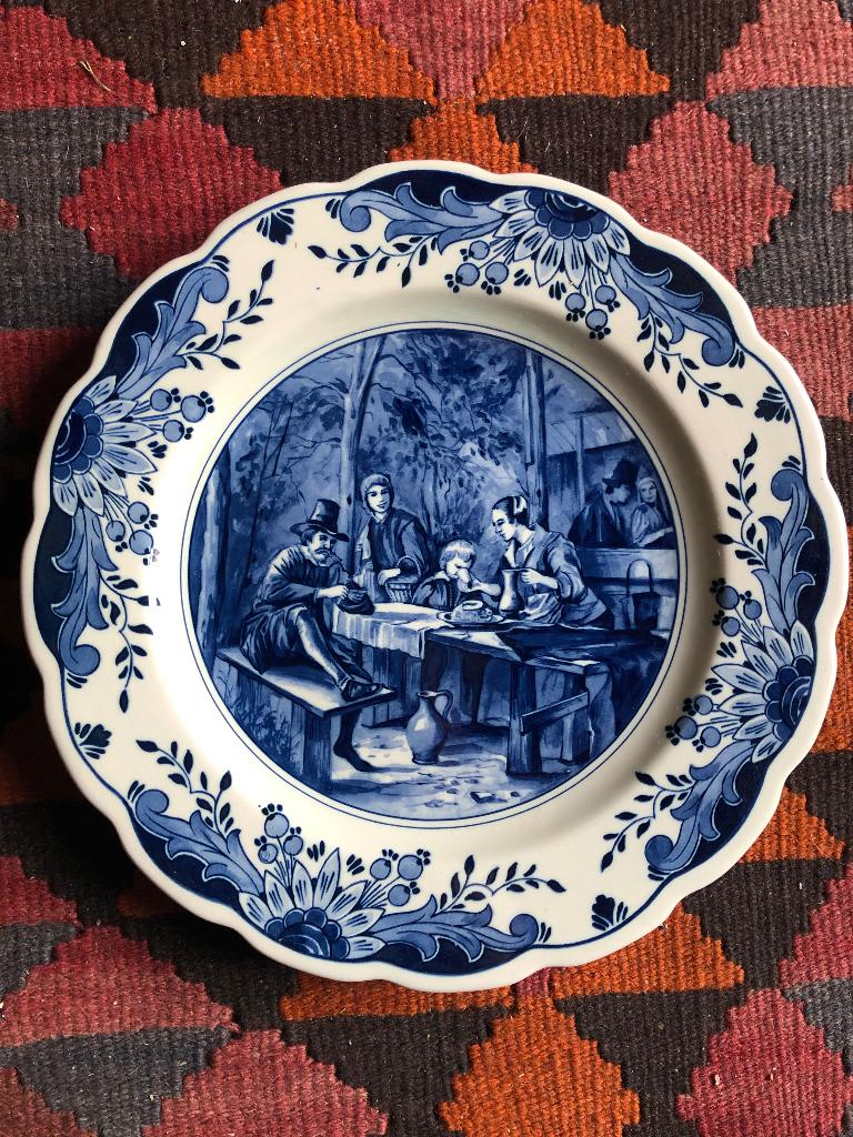 Delfts Blauw Wandbord, Ophalen of Verzenden