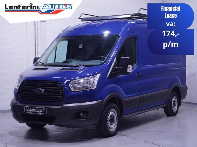 Ford Transit 2.2 TDCI 100 pk L2H2 Imperiaal met Trap, PDC V+, Voorwielaandrijving, Euro 5, Gebruikt, Zwart