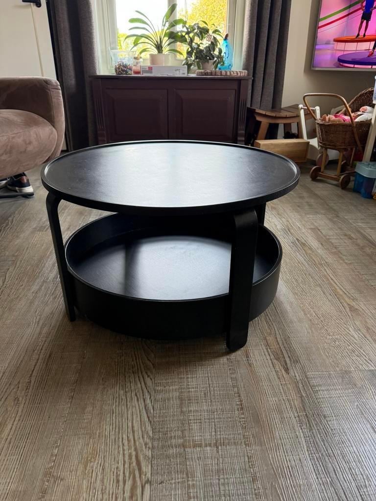 Ikea BORGEBY bijzettafel, Huis en Inrichting, Tafels | Salontafels, Ophalen, Gebruikt, Rond, 50 tot 100 cm