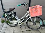 Elektrische fiets met krat en achterzitje, Ophalen, Sparta, Gebruikt, 51 tot 55 cm