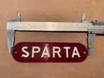 Sparta tankembleem logo, Ophalen of Verzenden, Gebruikt
