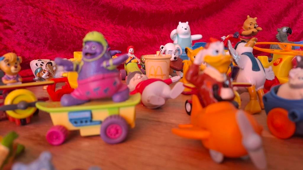 Grabbelton speeltjes, Ophalen