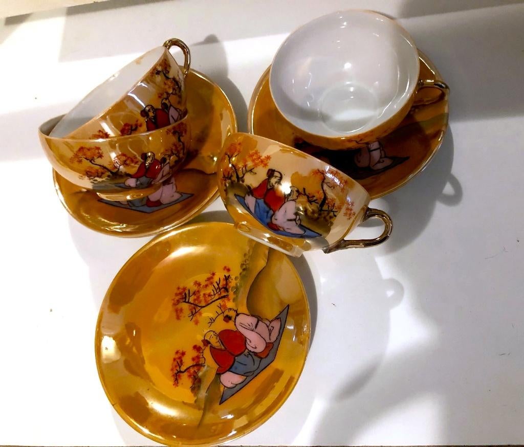 Japans Geisha servies - eierschaal porselein, Ophalen