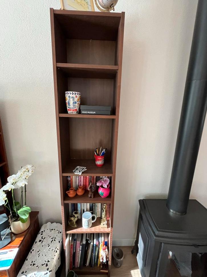 Ikea Billy Boekenkast Walnoot Patroon - Zo goed als nieuw, Huis en Inrichting, Kasten | Boekenkasten, Zo goed als nieuw, Minder dan 50 cm