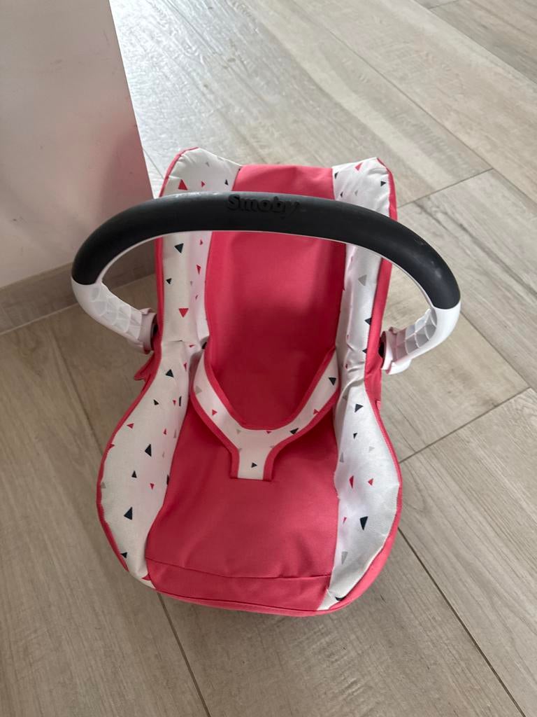 Poppen maxi-cosi Smoby, Ophalen of Verzenden, Gebruikt, Meisje