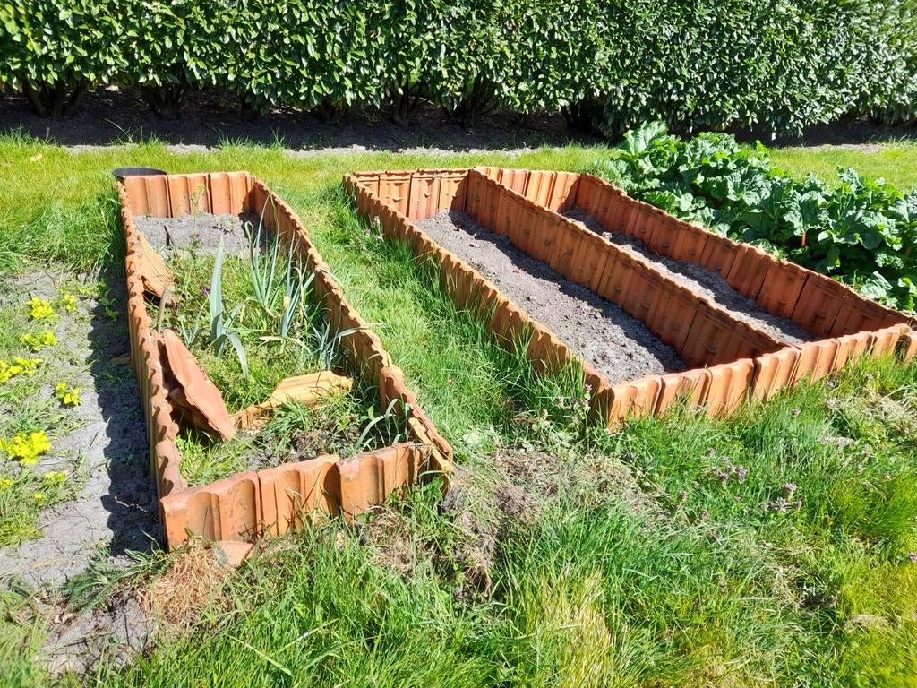 Gratis rode dakpannen, Tuin en Terras, Ophalen, Gebruikt, Minder dan 10 m²