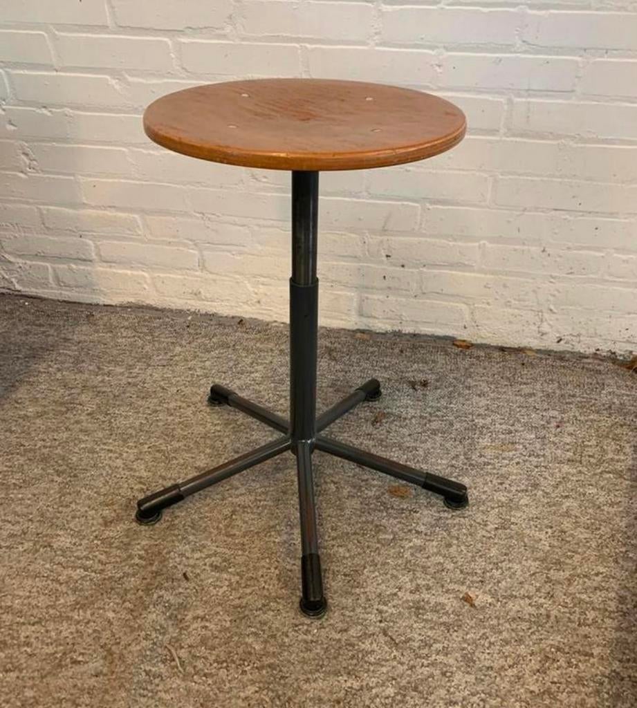 Kruk Industriële vintage architecten Friso Kramer stijl teke, Ophalen of Verzenden