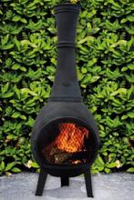 Esschert Design gietijzeren terraskachel + deur | nieuw 250, Tuin en Terras, Tuinhaarden, Ophalen, Zo goed als nieuw