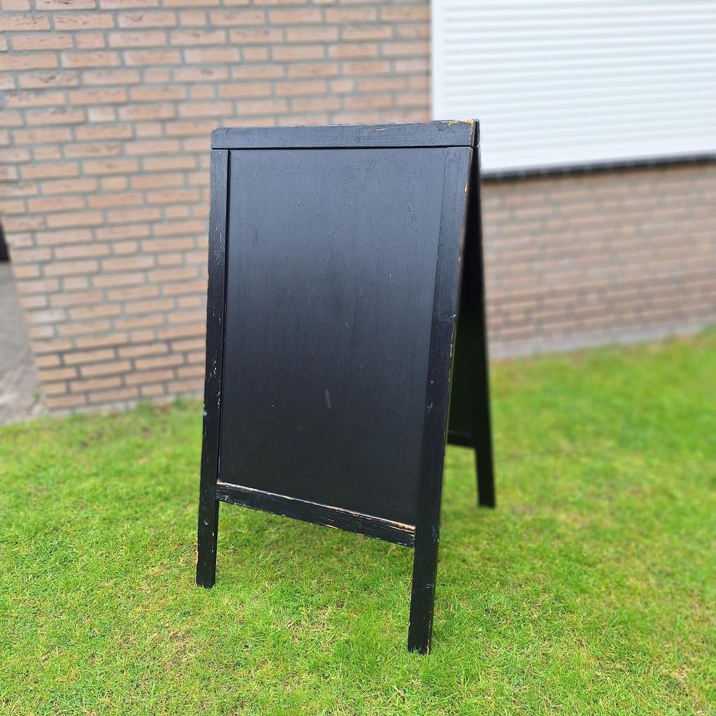 Reclamebord krijtbord stoepbord schoolbord, Diversen, Schoolborden, Ophalen of Verzenden, Gebruikt, Krijtbord