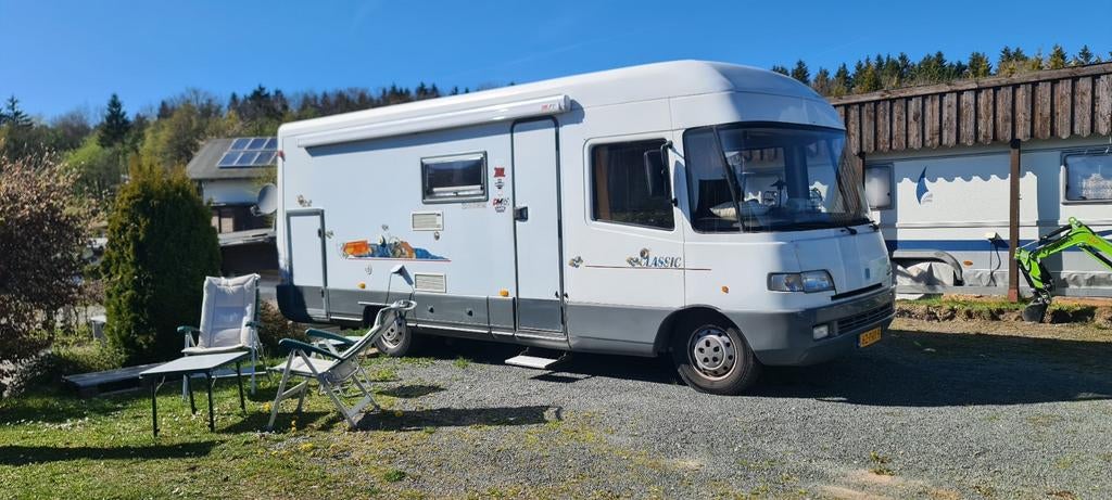 ffb integraal met garage, Caravans en Kamperen, Campers, Ringverwarming, Fiat, 6 tot 7 meter, Particulier