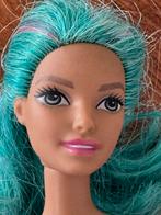 Barbie Zeemeermin Dreamtopia, blauw haar, extra popje, Ophalen of Verzenden, Gebruikt, Barbie