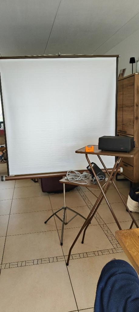 Rollei diaprojector P300 zeer kompleet, Ophalen, Zo goed als nieuw, Met scherm