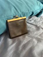 Vintage Braun Buffel Zwart Leren Knipbeursje, Ophalen of Verzenden, Gebruikt, Overige merken