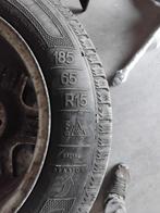 velgen met banden 5x100 velg met 185/65 R15 banden, Ophalen, Gebruikt