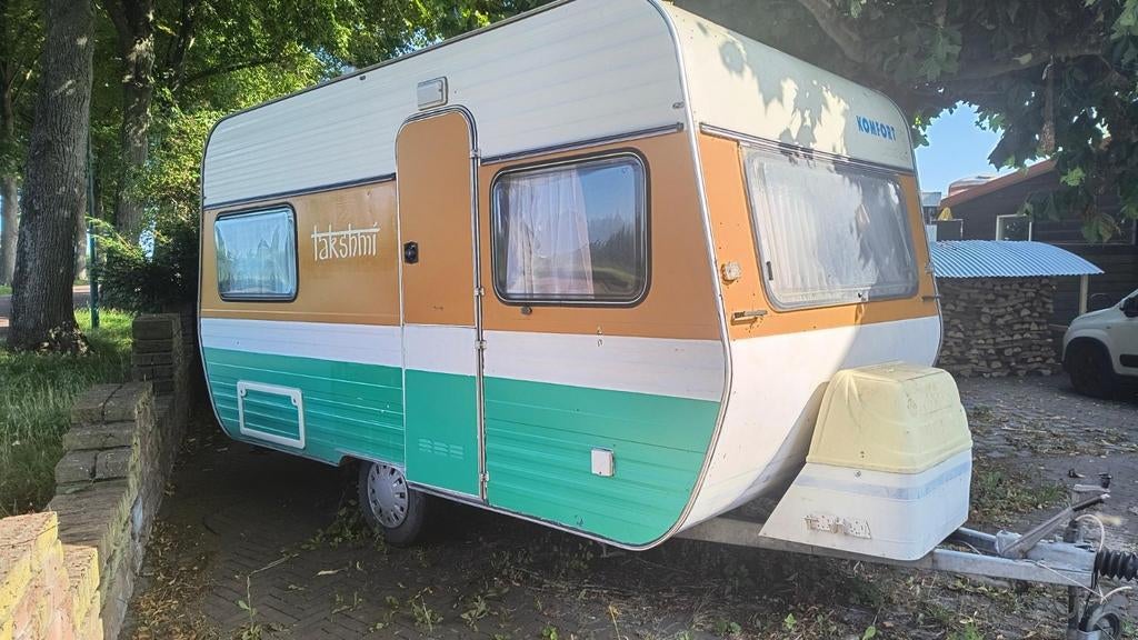 Retro Knaus Comfort 415 - Vierpersoons Caravan, Caravans en Kamperen, Caravans, Particulier