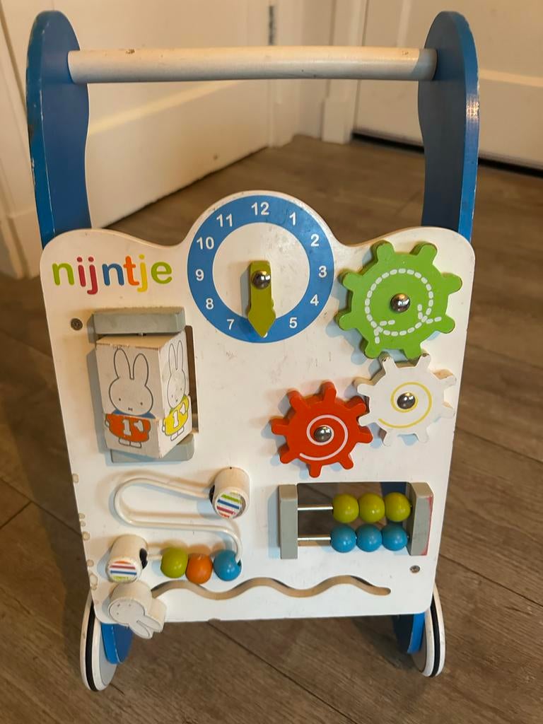 Nijntje Houten Loopwagen met Activiteitenpaneel, Ophalen, Gebruikt, Overige typen