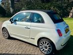 Fiat 500 1.2 Lounge Automaat Cabrio 2011 Weinig Kmtrs org NL, Euro 5, 4 cilinders, Cabriolet, Particulier