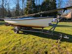 Zeilboot  ca. 5 meter met mast, zeilen en trailer – compleet, Watersport en Boten, Ophalen, Gebruikt, Overige typen, Zeilboot