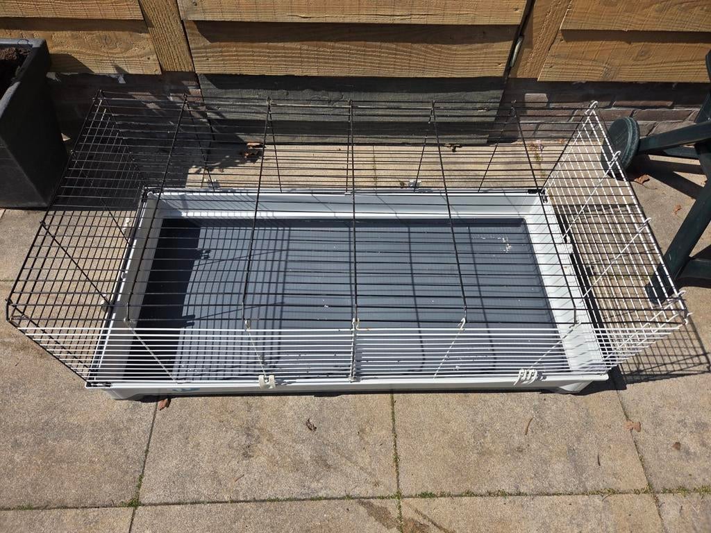 Ferplast kooi konijn/cavia, Dieren en Toebehoren, Knaagdieren en Konijnen | Hokken en Kooien, Ophalen, Kooi, 110 cm of meer, 60 tot 90 cm