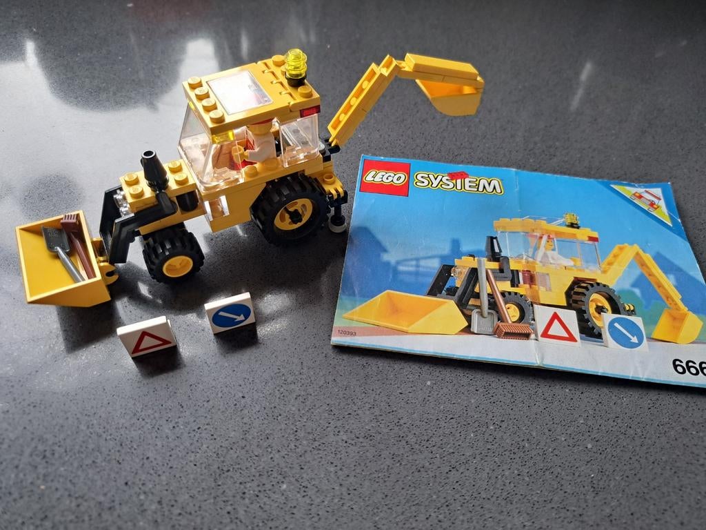 Vintage Lego Graafmachine 6662, Kinderen en Baby's, Speelgoed | Duplo en Lego, Ophalen of Verzenden, Gebruikt, Complete set, Lego