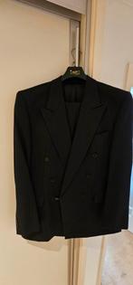 Donkerblauw wollen pak - Steven SS - Maat 54, Kleding | Heren, Kostuums en Colberts, Maat 52/54 (L), Onbekend, Blauw, Ophalen of Verzenden