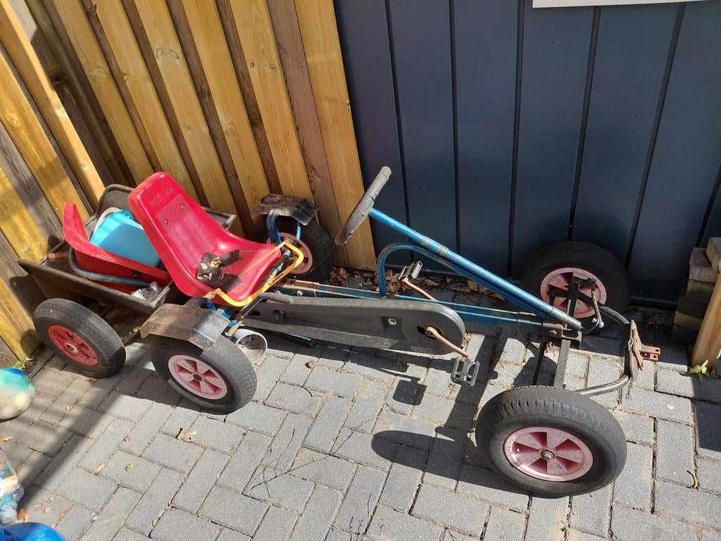 Gebruikte skelter met aanhanger, opknapper, Ophalen, Gebruikt, Overige merken, Met kar of aanhanger