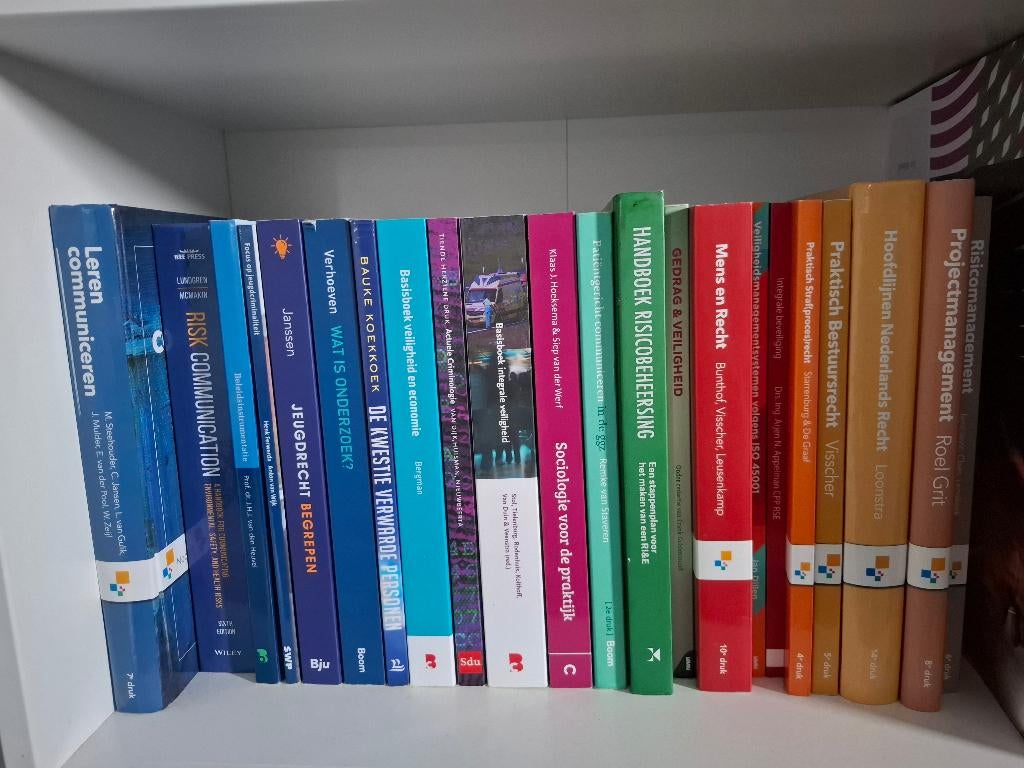 Boeken integrale veiligheidskunde, Boeken, Studieboeken en Cursussen, Ophalen, Beta, Gelezen, HBO