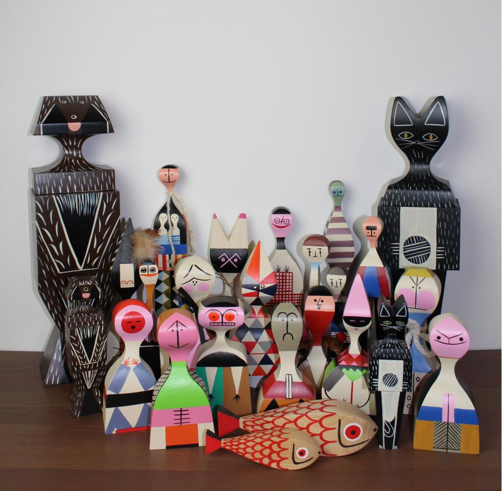 60x Vitra Wooden Dolls - Diverse Varianten, Niet ingevuld, Niet ingevuld, Ophalen of Verzenden, Zo goed als nieuw