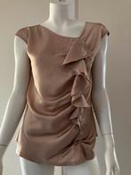Tramontana  satijn-look feestelijke top maat M, Maat 38/40 (M), Tramontana, Beige, Ophalen of Verzenden