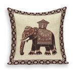Indiase Olifant Kussenhoes 45x45cm / Kussensloop India Yoga, Huis en Inrichting, Woonaccessoires | Kussens, Verzenden, Nieuw, Overige kleuren