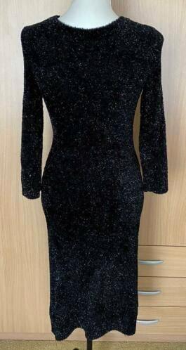 Hobbs jurk maat 38, Kleding | Dames, Jurken, Zo goed als nieuw, Maat 38/40 (M), Zwart, Onder de knie, Ophalen of Verzenden