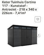 Nieuw Keter Tuinhuis Cortina 117 - Kunststof Antraciet, Ophalen of Verzenden