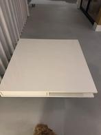 Witte lak salontafel 95x95cm, Kunststof, Gebruikt, Vierkant, Minder dan 50 cm