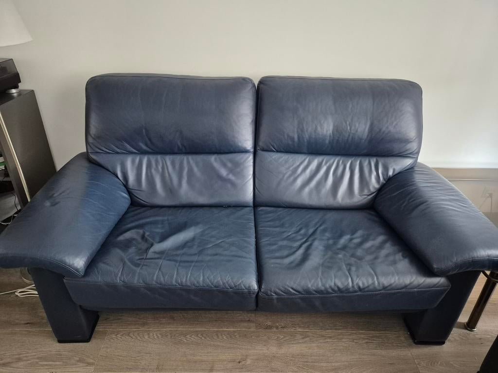 2x leren bankstel, Ophalen