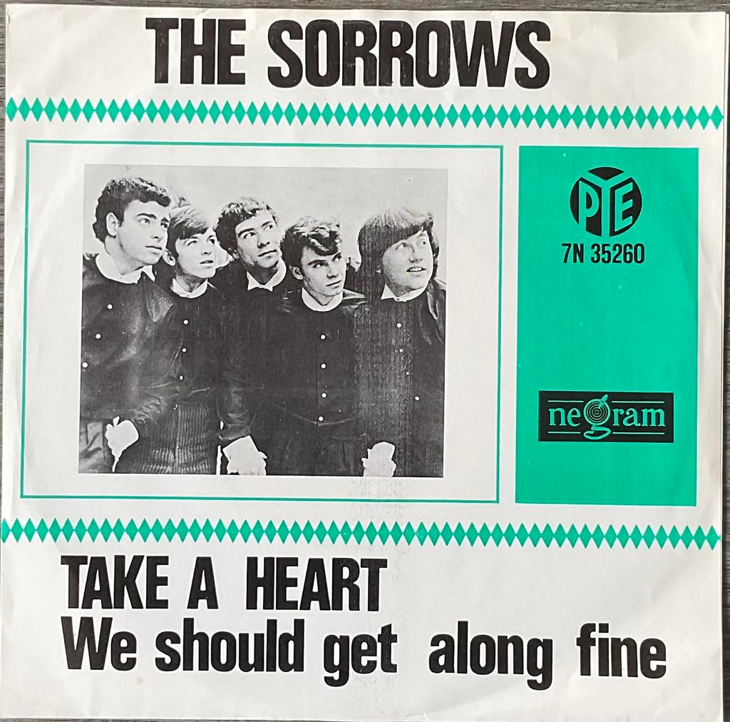 The Sorrows - Take a heart (NL’65) plaat HEEL MOOI(UKop21), Verzenden, Single