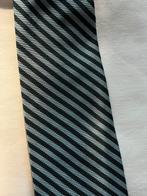 Faconnable zijden das - Lichtblauw met donkerblauwe streep, Ophalen of Verzenden, Zo goed als nieuw, Blauw, Met patroon