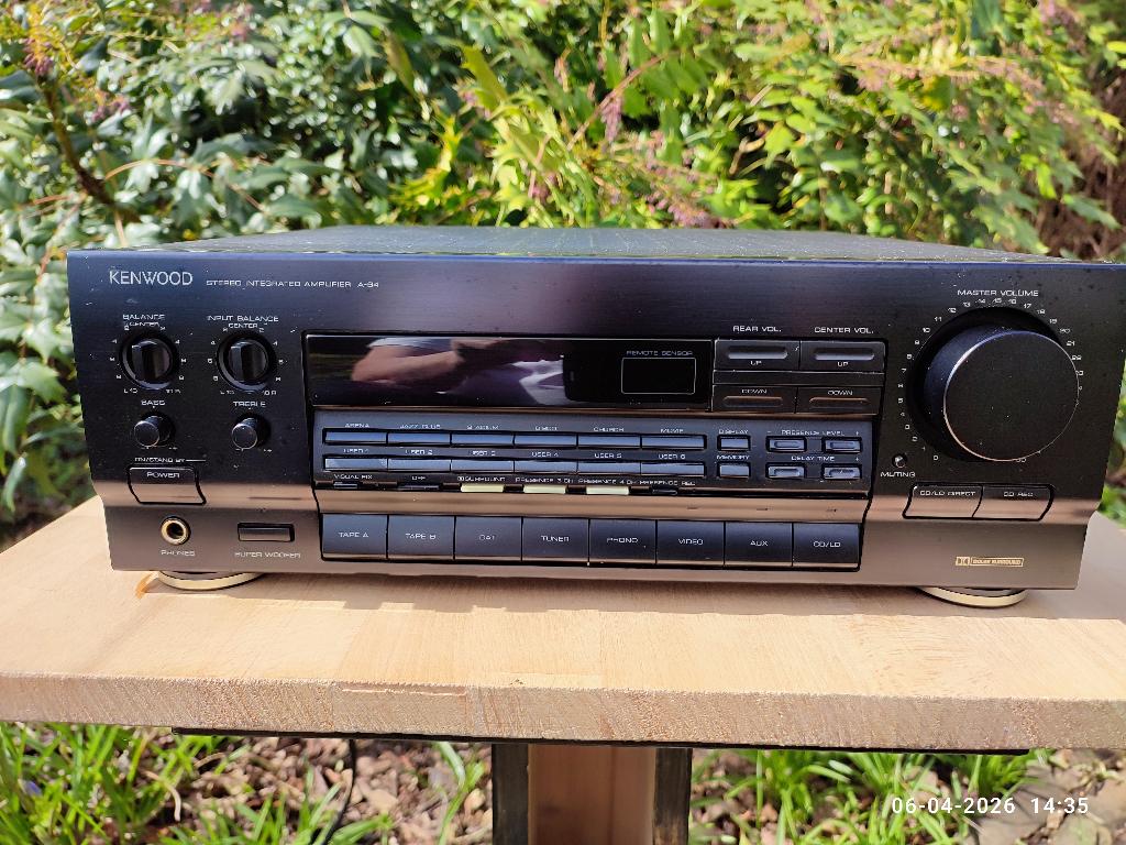 Kenwood A94 Receiver., Overige merken, Gebruikt, Ophalen of Verzenden, 60 tot 120 watt