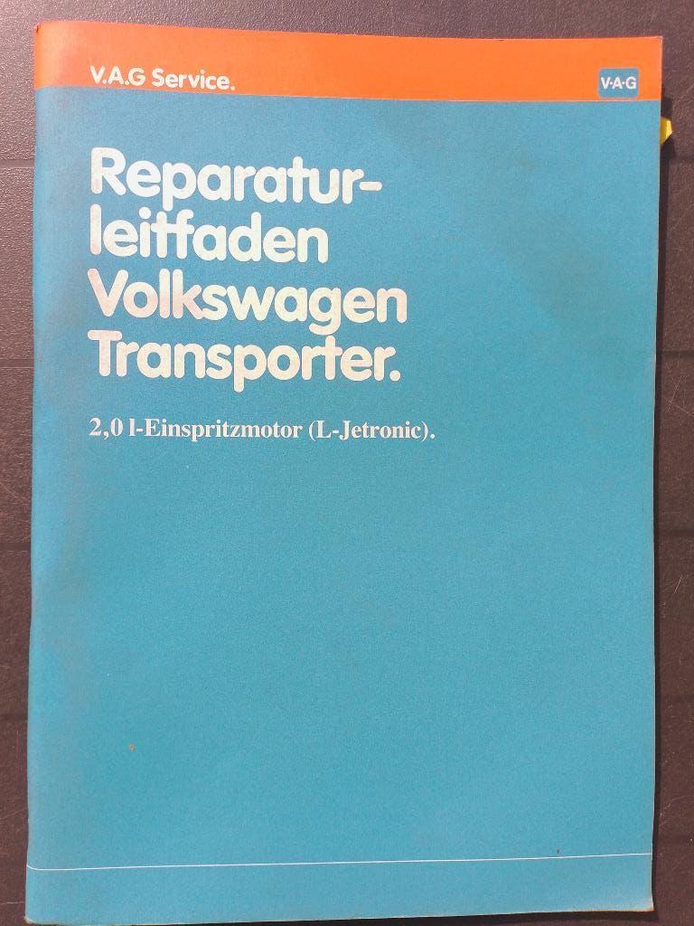 Werkplaatsboek Vw Transporter T3 2.0 injectie Boxermotor CV, Ophalen of Verzenden, Gelezen, Volkswagen