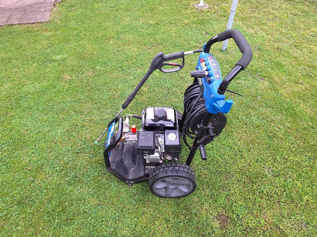 Hyundia hogedrukreiniger 7HP 91 l/m, Ophalen, Zo goed als nieuw, Benzine, Hyundai
