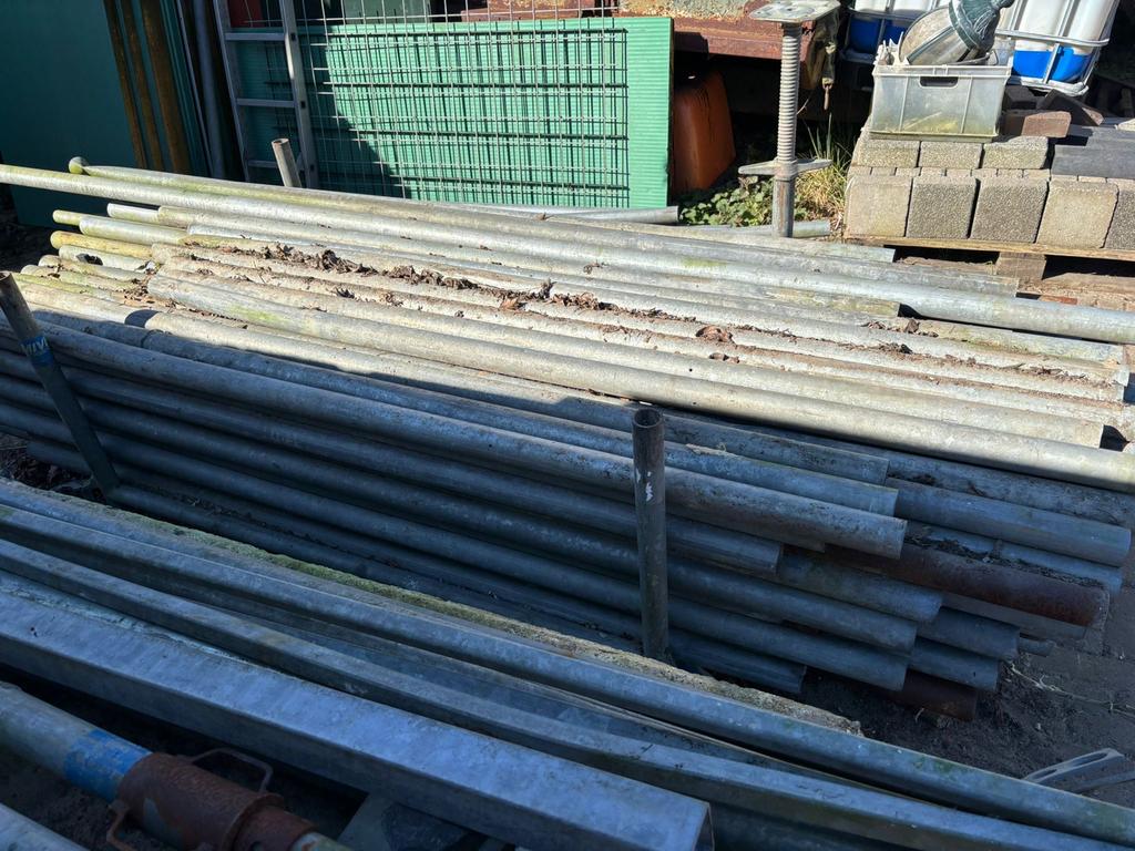 Gegalvaniseerde Steigerbuizen Steigerpijp 100 x 3 meter Per, Ophalen of Verzenden, Gebruikt, Overige typen, 2 tot 5 meter