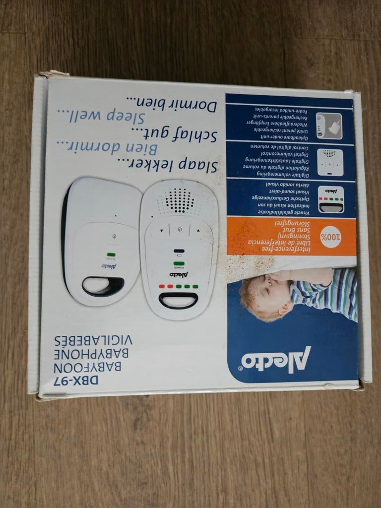 Alecto babyfoon in goede staat, Kinderen en Baby's, Babyfoons, Ophalen of Verzenden, Zo goed als nieuw, 250 meter of meer