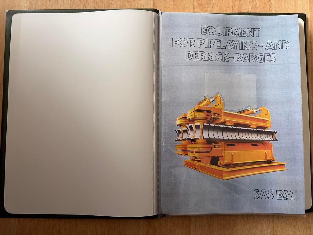 Portfolio met diverse technische posters en tekeningen, Gebruikt, Rechthoekig Liggend, Ophalen of Verzenden, A1 t/m A3