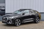 Audi Q3 Sportback 45 TFSI e S-Line 245 Pk Pano Sonos 360 Led, Auto's, Audi, Euro 6, Leder en Stof, Zwart, Hybride Elektrisch/Benzine