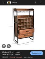 Wijnkast, Ophalen, Zo goed als nieuw, Hout, 75 cm of meer