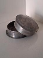 Uniek Banka Tinwer Doosje - Bloemenmotief - Antiek, Ophalen of Verzenden