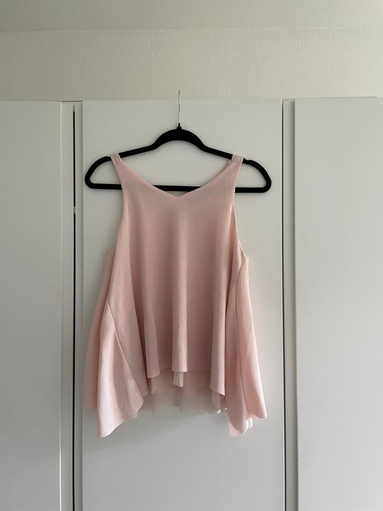 Top van Mango, Kleding | Dames, Tops, Ophalen of Verzenden, Zo goed als nieuw, Roze, Zonder mouw